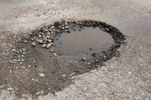 Pothole that needs to be repaired